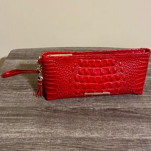 Cute, Sophisticated Red Brahmin Clutch!